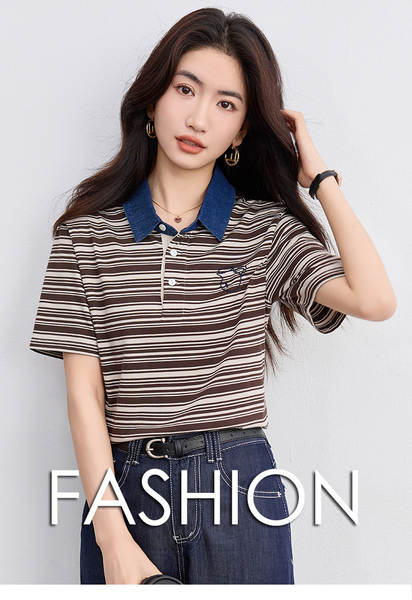 Camiseta de roupa curta e curta T-shirts para o trabalho.