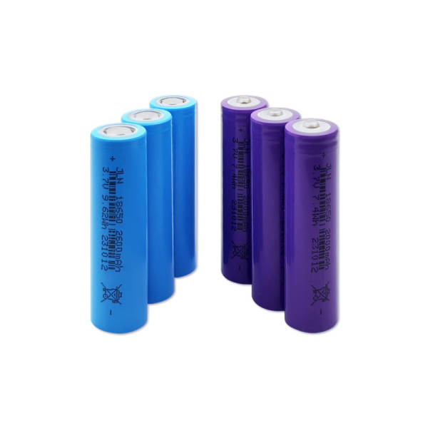 Bateria de lítio com cabeça plana de ponta 18650 3.7V Baterias de lâmpada elétrica de mosquito com lâmpada de brinquedo elétrica