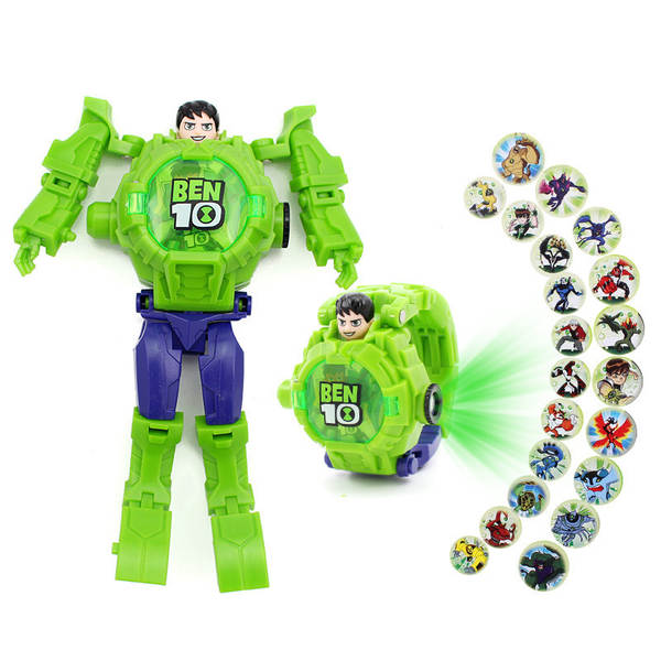 Relógios robóticos de desenho animado, relógios eletrônicos, relógios de desenho animado, relógios de brinquedo