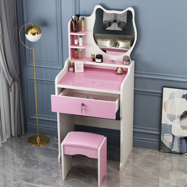 Dressing case mesa de maquiagem quarto mesa de maquiagem moderna simples mesa de maquiagem pequena