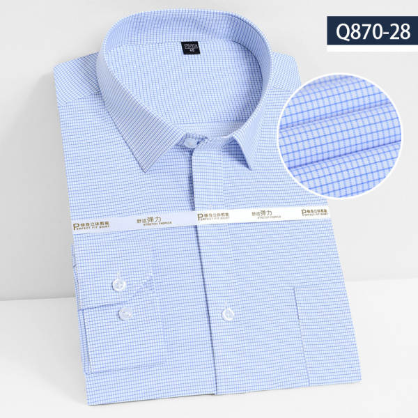 Camisa de bambu masculina longa manga