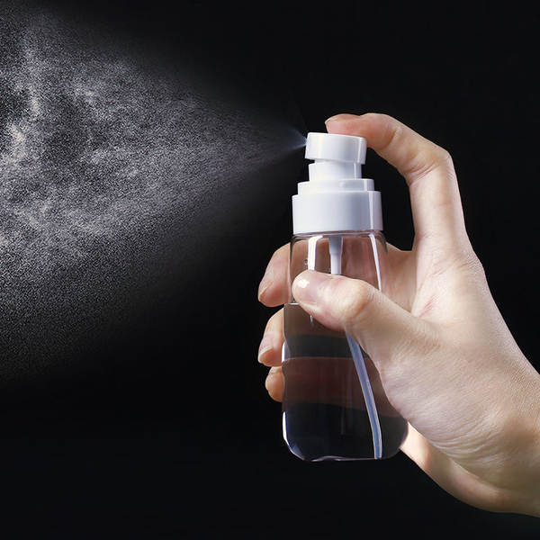 UPG garrafa de pulverização 30ml 60ml 100ml garrafa de pulverização solar garrafa de distribuição PETG garrafa de pulverização