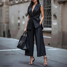 ZL1396 Novo modelo transfronteiriço de roupas femininas de outono e inverno de 2025 para roupas longas de luxo