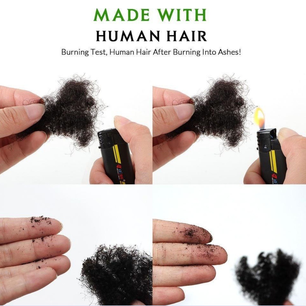 14 polegadas Afro Kinky Bulk Hair