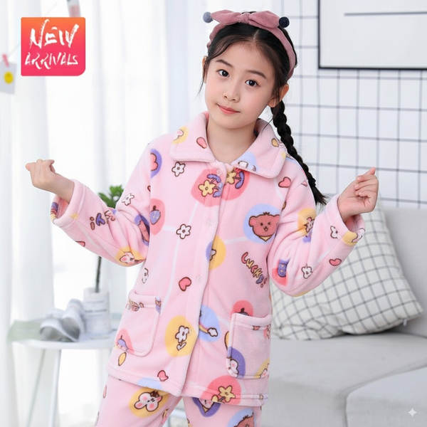 Pijama de flanela para criança