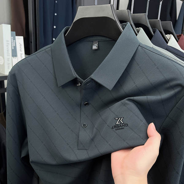 Camisa Polo Longa Manga Masculina
