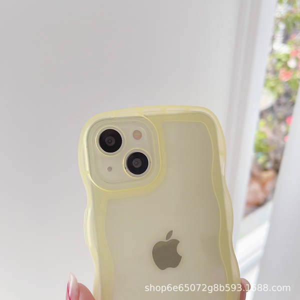 Aplicável Samsung S25Ultra Capa do celular S24 Protector S23 A35/A15 Faixa de onda A55 transparente