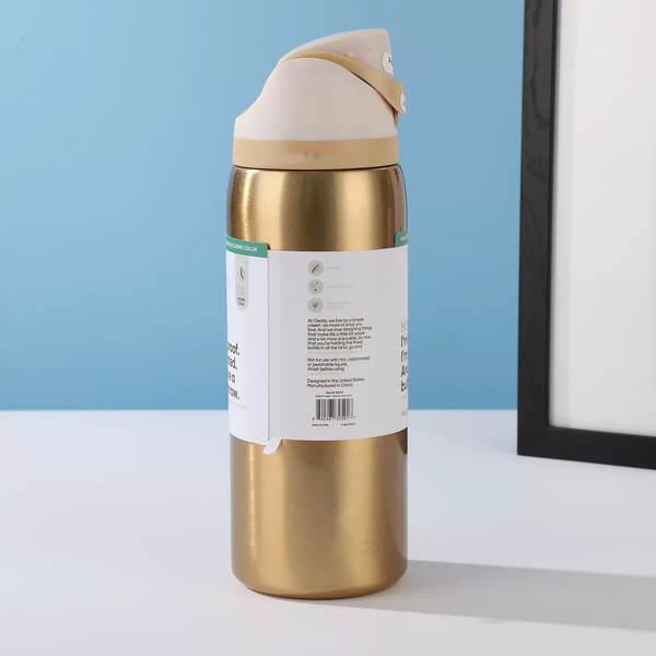 Novo transfronteiriço oval frutas copo de aquecimento de copo 304 aço inoxidável copo de bebida direto do carro oval aquecedor de esportes