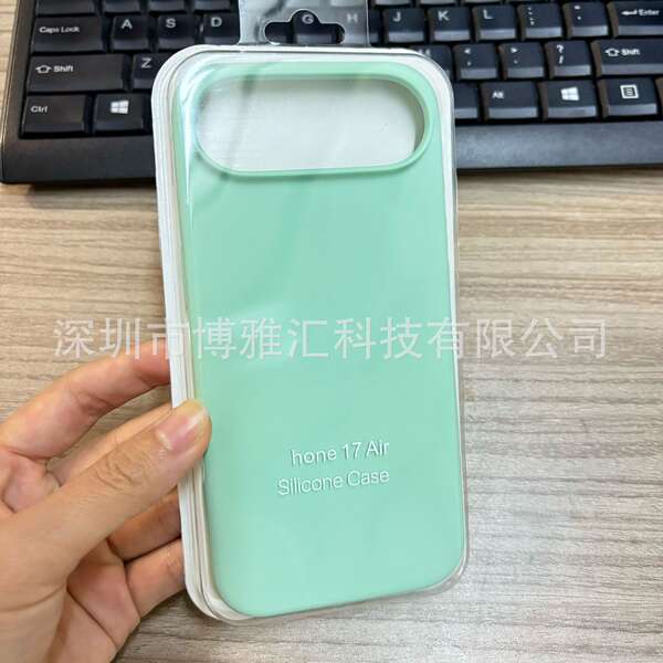 Aplicável ao iPhone 17 Pro Capa de silício líquido para celular Apple 17 Promax Capa de proteção de poros 17Air