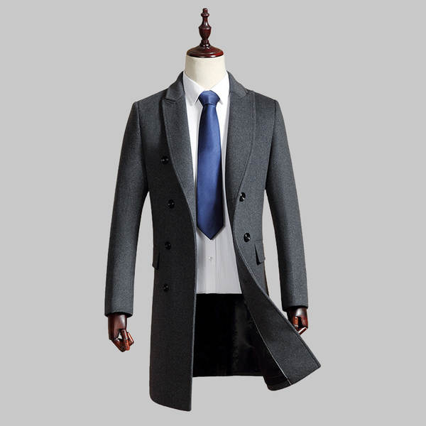 Outono e Inverno: O casaco masculino do casaco masculino do casaco masculino.
