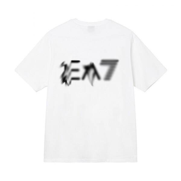 Camiseta Masculina Curta de Algodão
