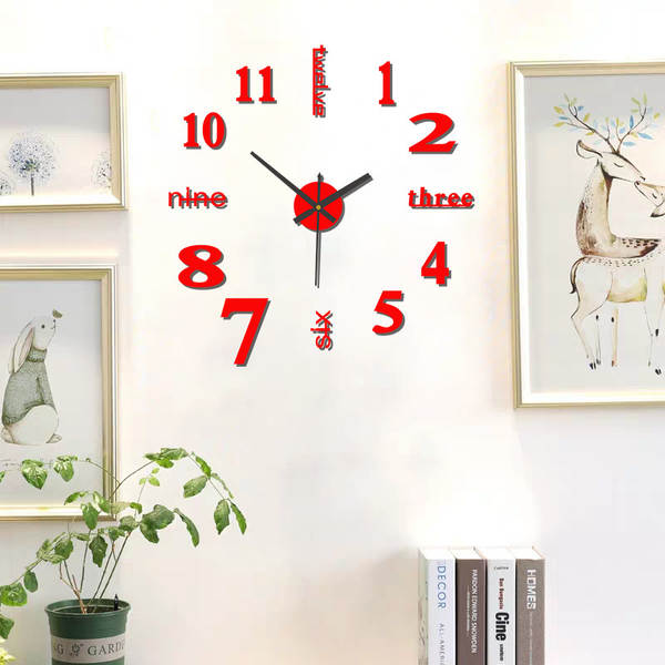 Relógio de Parede DIY Silencioso