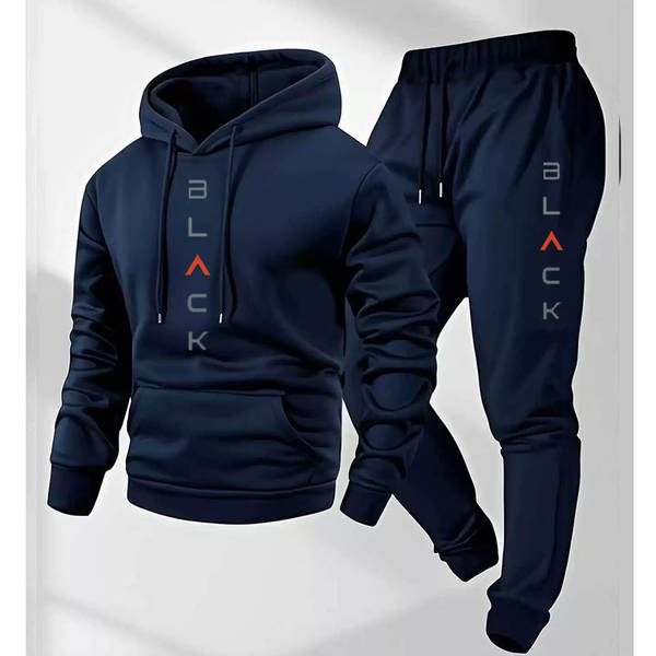 Camiseta de corrida de inverno e calça de corrida de inverno para homens 2 peças