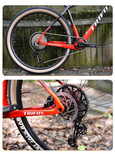TRIFOX bicicletas de fibra de carbono para adultos montanha carro de 12 velocidades de frenagem a gasolina 29 polegadas para homens e mulheres ao ar livre