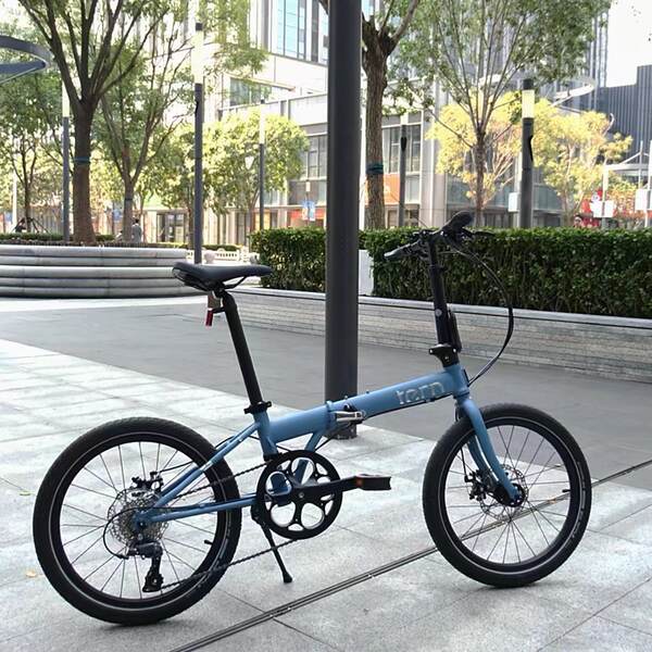 Tern Yantra R8 carrinho dobrável 20 polegadas disco de velocidade de freio bicicleta de aço de estante de bicicleta dobrável de trabalho dobrável