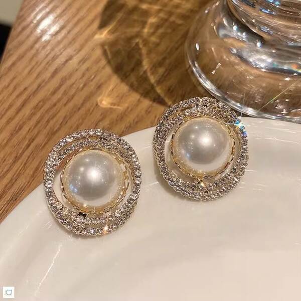 Brinco de Prata com Pérola
