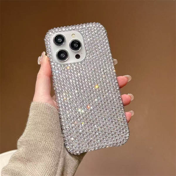 Capa iPhone com Laço de Diamantes