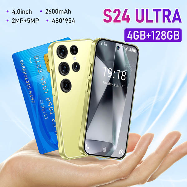 Novo celular transfronteiriço S24 UItra mini smartphone 2+16G Android 8.1 telemóvel de comércio exterior 4,5 polegadas