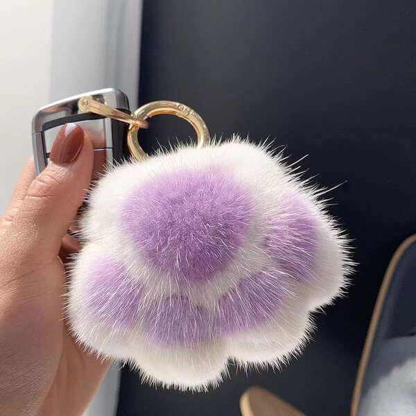 Pulseira de Pelúcia com Forma de Pata de Gato
