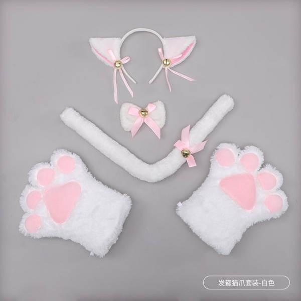 Guarda-chuva para gatos com as mãos vermelhas, gatos com as unhas vermelhas