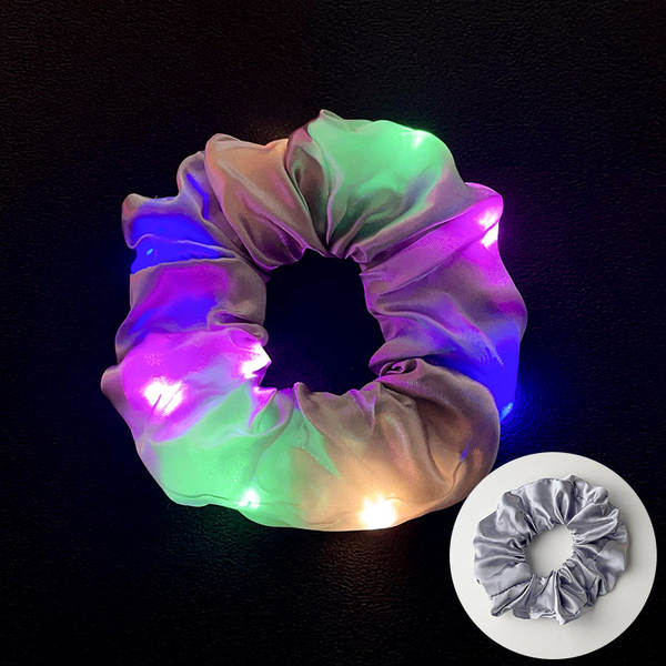 LED brilho do intestino grosso cabelo círculo di luz da noite cabelo brilho da luz da noite cabelo de cabelo da noite cabelo da fronteira cabelo