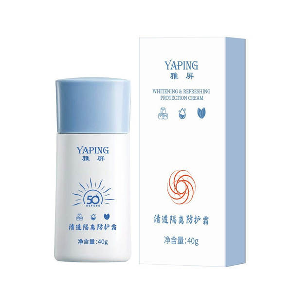 Clear and hydrating Moisturizing isolation Protective cream