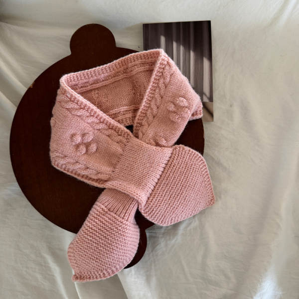 Crianças coreanas toalhas de outono e inverno bonito bebê aquecendo toalhas de tecido para meninos e meninas