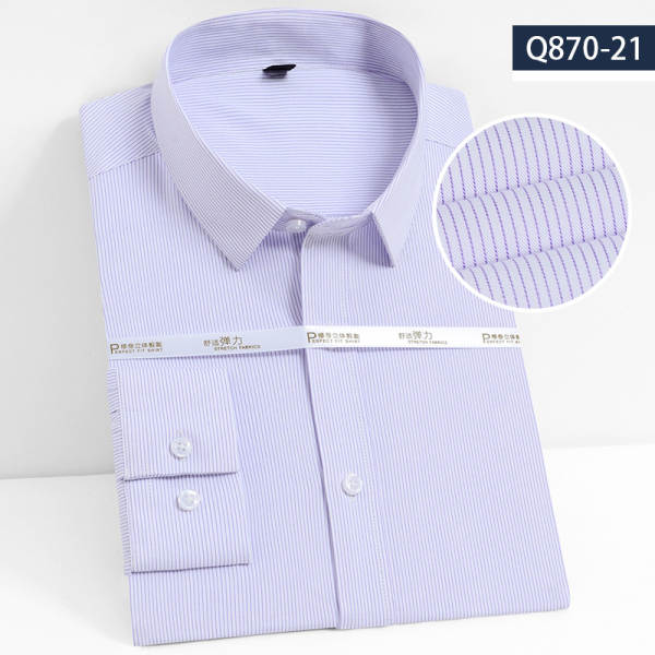 Camisa de bambu masculina longa manga