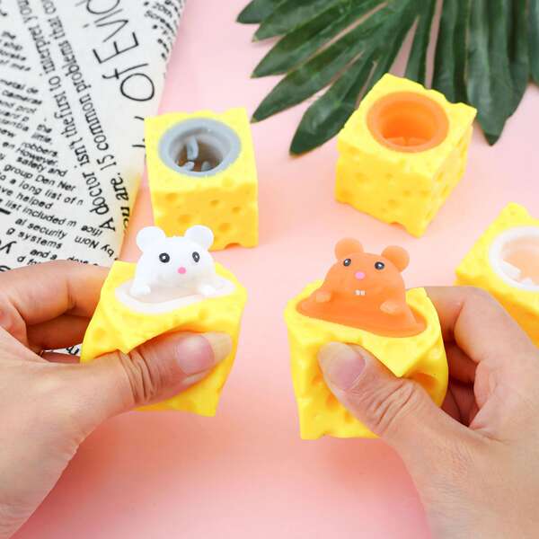 Rato de Queijo Anti Estresse