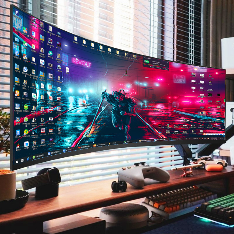 32 polegadas de cristal líquido curvo 144Hz monitores 2K computador 27 jogos eletrônicos 165Hz tela de alta definição 24
