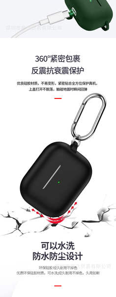 2025 Airpods Pro3 protector de fone de ouvido Bluetooth sem fio 2.5mm de espessura