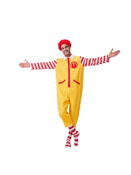 Traje de Palhaço Mac Donald para Homem