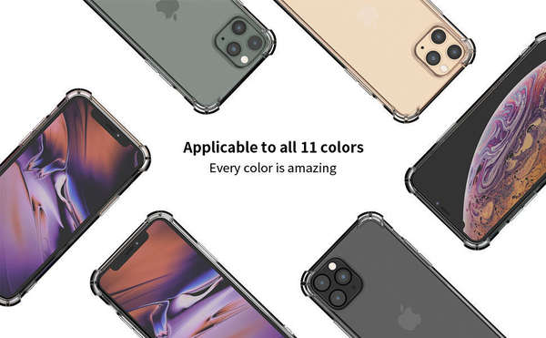 Aplicável à Apple 17 Full Pack 16 Promax Cell Phone Shell 15 Transparente 13 Anti-Queda iPhone X Puro 14 Cell Phone Shell