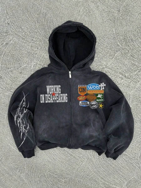 Moletom estampado estilo Y2K