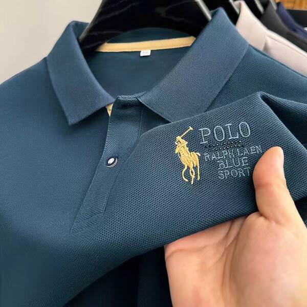 Camisa Polo Masculina de Algodão