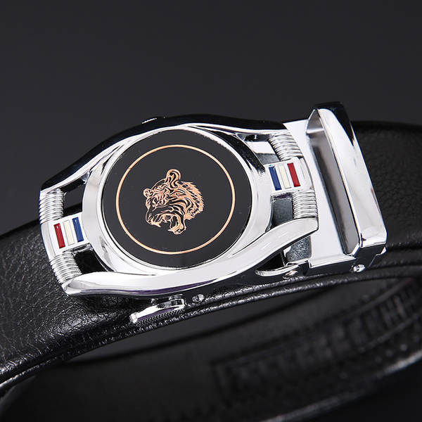 Cinto de couro masculino automático