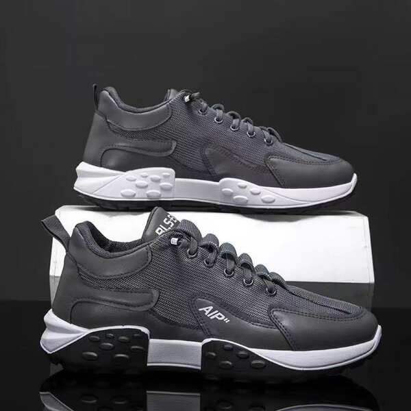 Sapatos de corrida para homens transfronteiriços 2026 Nova versão coreana de sapatos de corrida para homens de faixa baixa