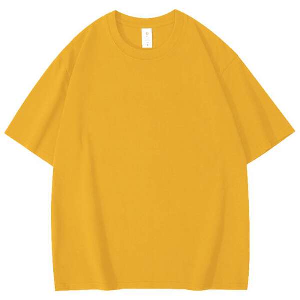 T-shirt de algodão curto personalizado padrão de logotipo de roupa de trabalho de casaco de algodão 220 gramas transfronteiriço comércio exterior atacado