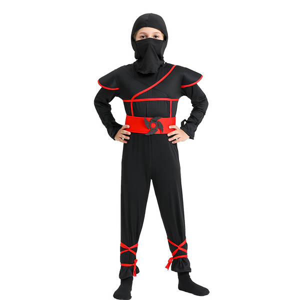 Halloween cosplay roupas infantis dança de ninja dança de fo