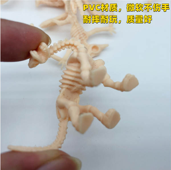 Simulação transfronteiriça esqueleto de dinossauro brinquedo infantil escavação arqueológica dios esqueleto puzzle esqueleto de dinossauro atacado