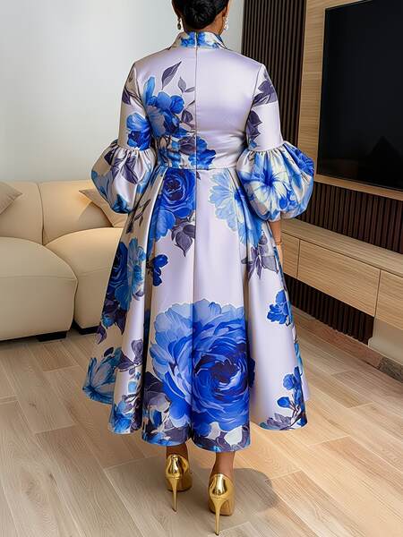 Vestido Floral Feminino de Verão