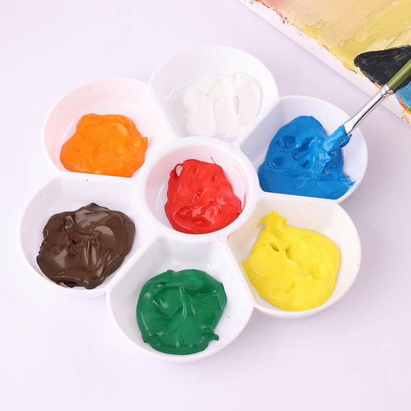 Paleta de tinta para crianças