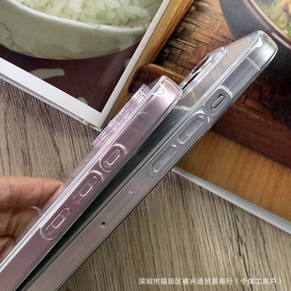 Capa de telefone transparente 1.5mm para Apple 17promax para iPhone 17pro