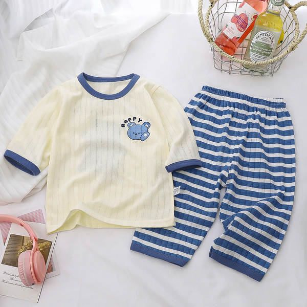 Conjunto de Pijama Infantil de Algodão