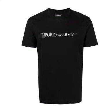 Camiseta Masculina Curta de Algodão