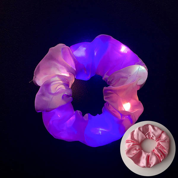 LED brilho do intestino grosso cabelo círculo di luz da noite cabelo brilho da luz da noite cabelo de cabelo da noite cabelo da fronteira cabelo