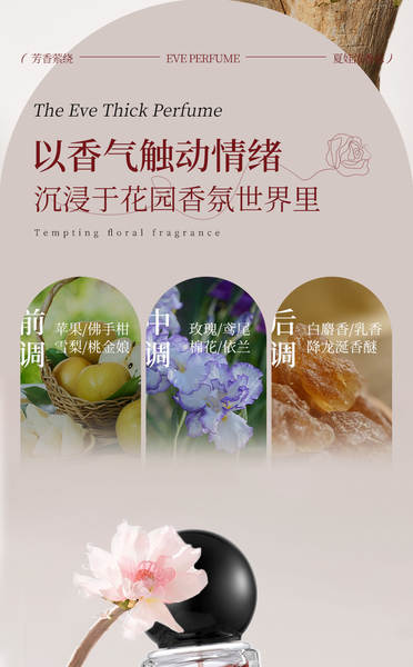 Roseanne Eve perfume duradouro perfume fresco flores frescas perfume de madeira perfume de madeira perfume de alta qualidade perfume portátil