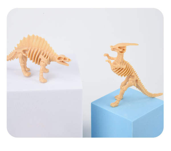Crianças desenvolvem brinquedos inteligentes modelo de dinossauro simulando esqueleto de dinossauro pequeno 12 modelos de esqueleto de escavação arqueológica