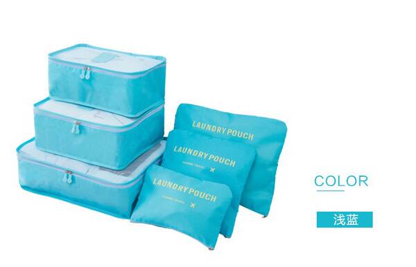 Kit de Organização de Viagem 6 Peças