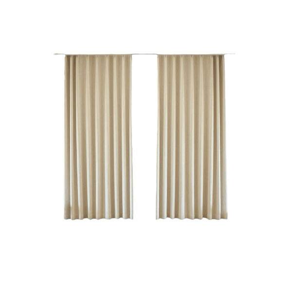 Cortinas de cobre de algodão medieval coberto quarto sala de estar de alta sensação vintage francês dupla cor de madeira para o vento cortinas personalizadas